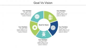 Goal vs vision ppt powerpoint presentation slides information cpb