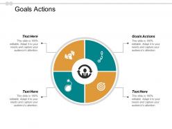 Goals actions ppt powerpoint presentation icon gallery cpb