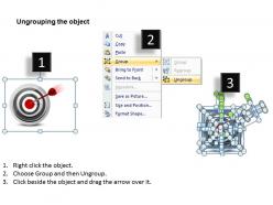 3758656 style circular bulls-eye 1 piece powerpoint presentation diagram infographic slide