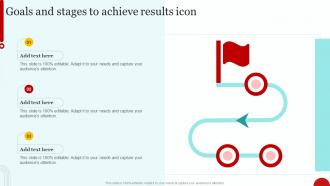 Goals And Stages To Achieve Results Icon