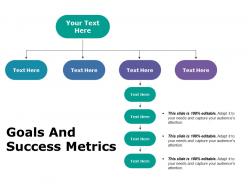 Goals and success metrics ppt portfolio graphic images
