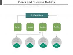 Goals and success metrics ppt slides