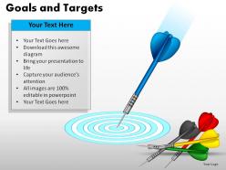 Goals and targets powerpoint slides