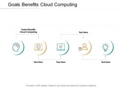 Goals benefits cloud computing ppt powerpoint presentation outline design templates cpb