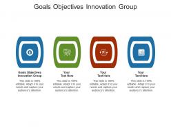 Goals objectives innovation group ppt powerpoint presentation pictures slide cpb