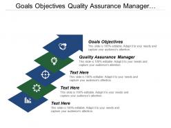 Goals objectives quality assurance manager generic competitive strategies