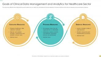 Goals Of Clinical Data Management And Analytics For Healthcare Sector