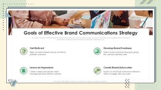 Goals Of Effective Brand Communications Strategy Ppt Introduction