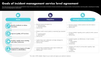 Goals Of Incident Management Service Level Agreement