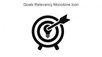 Goals Relevancy Monotone Icon In Powerpoint Pptx Png And Editable Eps Format