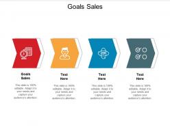 Goals sales ppt powerpoint presentation professional gallery cpb