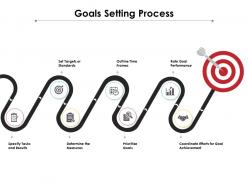 Goals setting process ppt powerpoint presentation professional grid