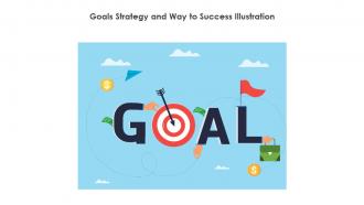 Goals Strategy And Way To Success Illustration