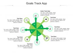 Goals track app ppt powerpoint presentation professional example topics cpb