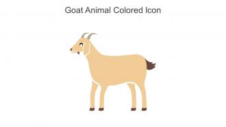 Goat Animal Colored Icon In Powerpoint Pptx Png And Editable Eps Format