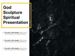 God sculpture spiritual presentation