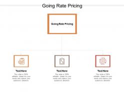 Going rate pricing ppt powerpoint presentation infographic template ideas cpb