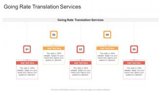 Going Rate Translation Services In Powerpoint And Google Slides Cpb