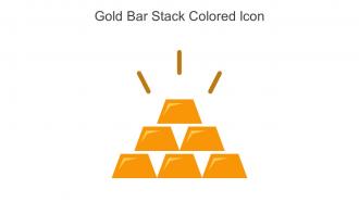 Gold Bar Stack Colored Icon In Powerpoint Pptx Png And Editable Eps Format