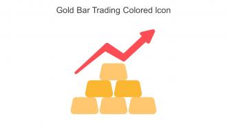 Gold Bar Trading Colored Icon In Powerpoint Pptx Png And Editable Eps Format