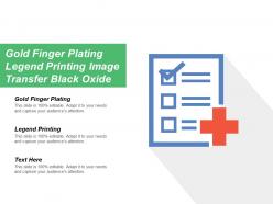 Gold finger plating legend printing image transfer black oxide