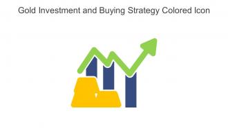 Gold Investment And Buying Strategy Colored Icon In Powerpoint Pptx Png And Editable Eps Format