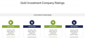 Gold Investment Company Ratings In Powerpoint And Google Slides Cpb