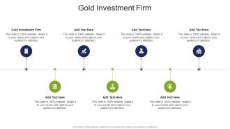 Gold Investment Firm In Powerpoint And Google Slides Cpb