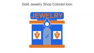 Gold Jewelry Shop Colored Icon In Powerpoint Pptx Png And Editable Eps Format