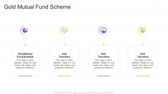 Gold Mutual Fund Scheme In Powerpoint And Google Slides Cpb