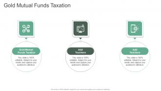 Gold Mutual Funds Taxation In Powerpoint And Google Slides Cpb