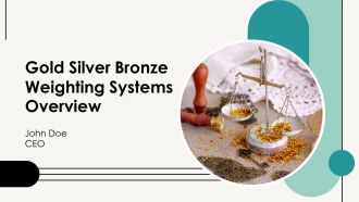 Gold Silver Bronze Weighting Systems Overview PPT Sample AT
