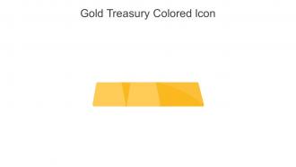 Gold Treasury Colored Icon In Powerpoint Pptx Png And Editable Eps Format