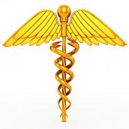 Golden color graphic of medical symbol stock photo