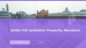 Golden Fish Symbolism Prosperity Abundance PPT Guidelines AT
