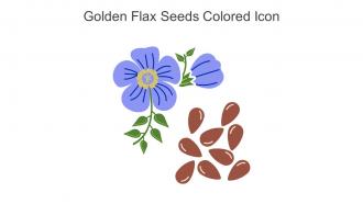 Golden Flax Seeds Colored Icon In Powerpoint Pptx Png And Editable Eps Format