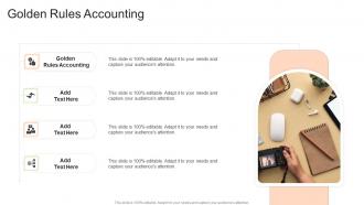 Golden Rules Accounting In Powerpoint And Google Slides Cpb