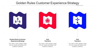 Golden Rules Customer Experience Strategy Ppt Powerpoint Presentation Ideas Cpb