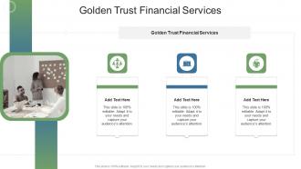 Golden Trust Financial Services In Powerpoint And Google Slides Cpb