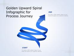 Golden Upward Spiral Infographic For Process Journey