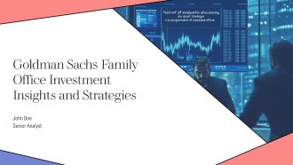 Goldman Sachs Family Office Investment Insights And Strategies PPT Mockup AT