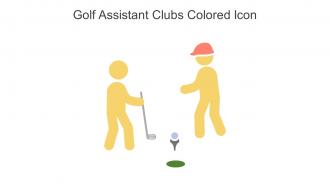 Golf Assistant Clubs Colored Icon In Powerpoint Pptx Png And Editable Eps Format
