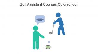 Golf Assistant Courses Colored Icon In Powerpoint Pptx Png And Editable Eps Format