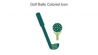 Golf Balls Colored Icon In Powerpoint Pptx Png And Editable Eps Format