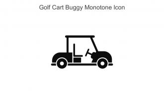 Golf Cart Buggy Monotone Icon In Powerpoint Pptx Png And Editable Eps Format