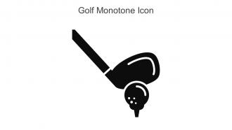 Golf Monotone Icon In Powerpoint Pptx Png And Editable Eps Format
