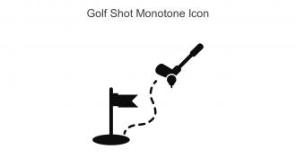 Golf Shot Monotone Icon In Powerpoint Pptx Png And Editable Eps Format