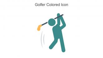 Golfer Colored Icon In Powerpoint Pptx Png And Editable Eps Format