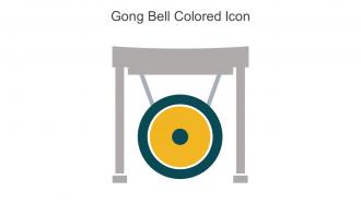 Gong Bell Colored Icon In Powerpoint Pptx Png And Editable Eps Format