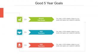 Good 5 Year Goals In Powerpoint And Google Slides Cpb